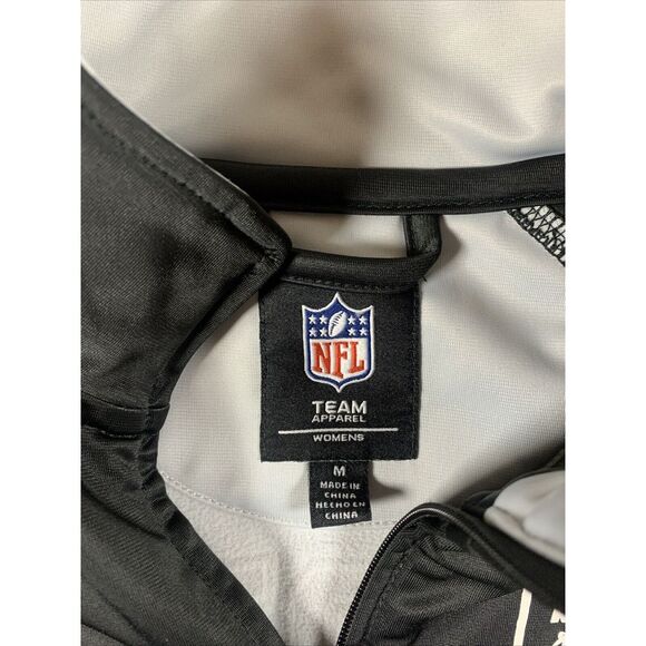 NFL Team Apparel Las Vegas Raiders Hoodie Jacket Womens M GIII Performance - Picture 2 of 7